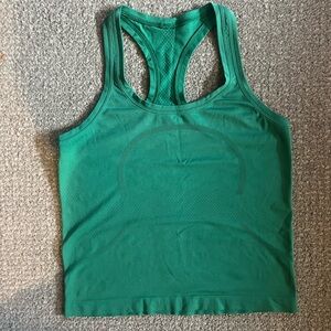 lululemon athletica Green Swiftly Tank Top Size 6